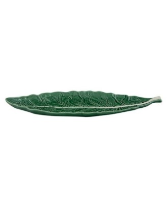 Platou ingust, 40 cm, Couve - Bordallo Pinheiro